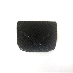 Sequined Black Clutch Purse